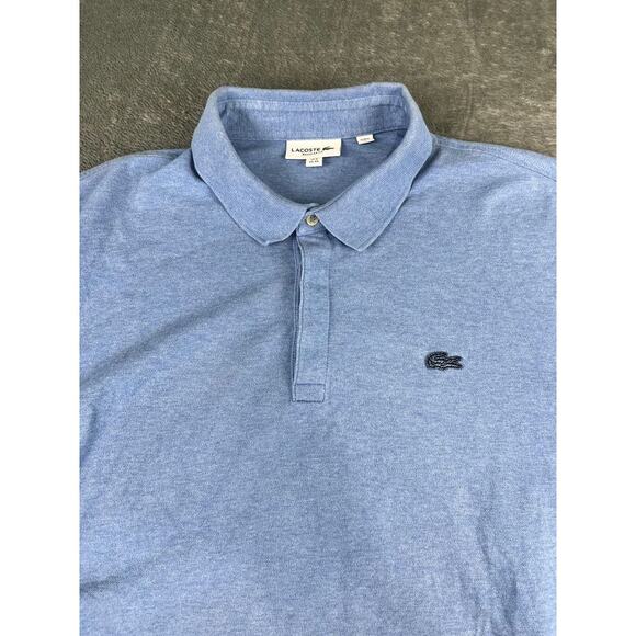 Men’s 3XL Lacoste Large Sky-Blue Piqué Polo Shirt – Excellent Condition - Picture 4 of 10